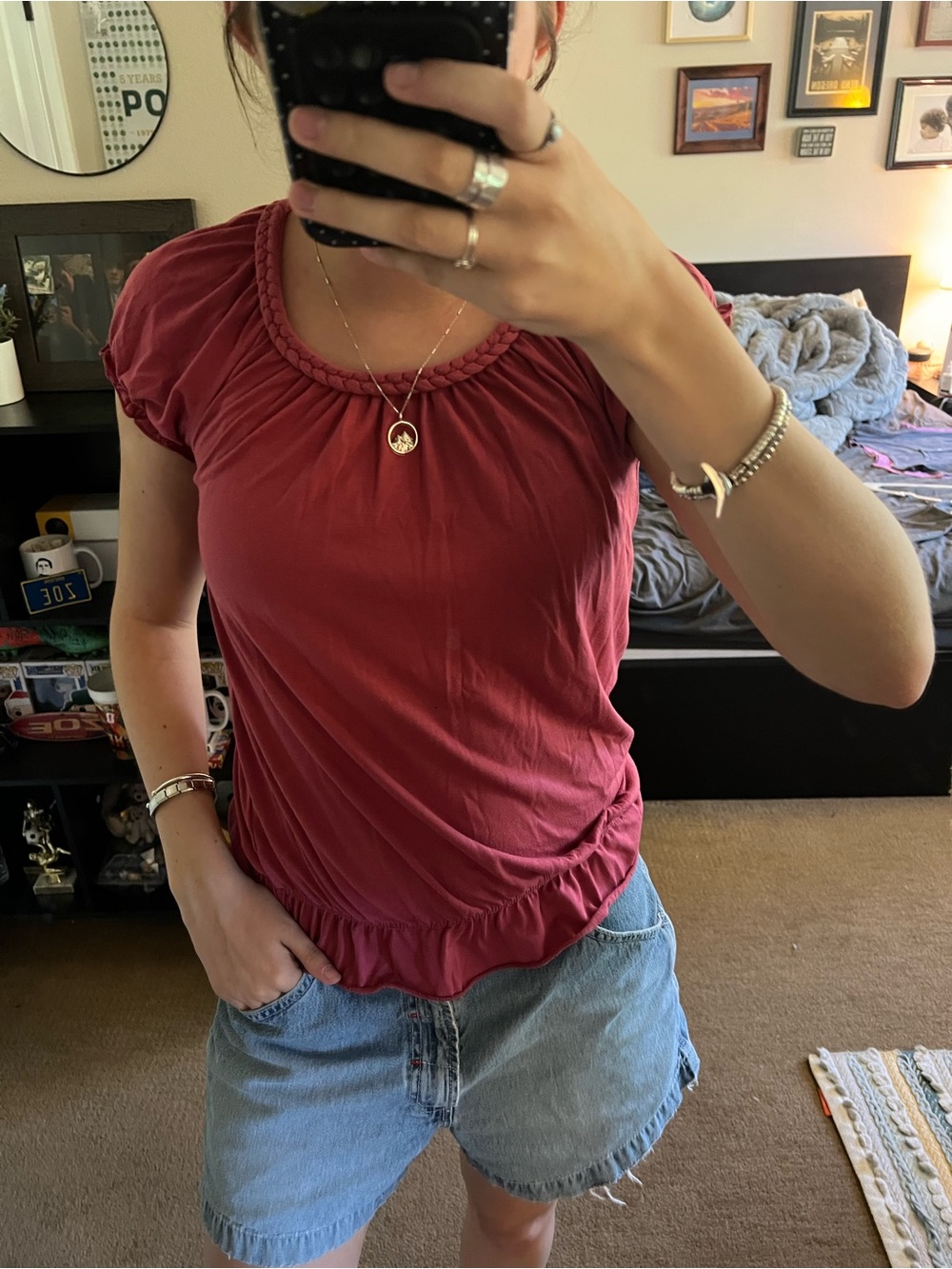 Dusty pink top